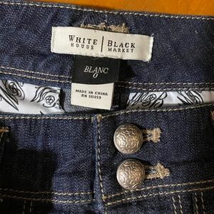 White House Black Market Blanc denim jeans